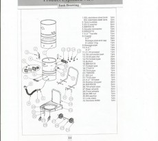 เครี่องดูดฝุ่น-ของเหลว รุ่น830S 3Motors 80L.ITALY (HEAVY DUTY MOTOR) รับประกัน 2 ปี พร้อมสายปล่อยของเหลว