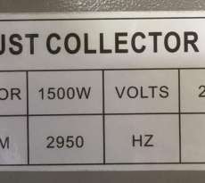 เครื่องดูดเก็บฝุ่น กรองฝุ่น DC222 2 แรงม้า Air delivery 2,600 QM./hr.  2 Filters 2.0 ตรม. Flex. hose 4 incs X 2 ท่อ