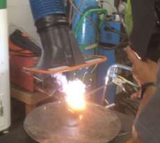 เครื่องดูดควันเชื่อม,ก๊าซ,ฝุ่น Welding-Fume-Dust Extractor