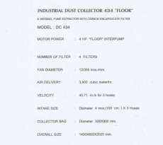 เครื่องดูดฝุ่น  DC 434  4 แรงม้า 4 Polyester Filter