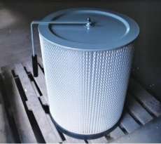 เครื่องดูดเก็บฝุ่น กรองฝุ่น DC222   2 แรงม้า Air 2,600 QM./hr.  2 Filters 2.0 ตรม. Flex. hose 4 incs X 2 ท่อ
