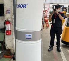 เครื่องดูดเก็บฝุ่น กรองฝุ่น DC222   2 แรงม้า Air 2,600 QM./hr.  2 Filters 2.0 ตรม. Flex. hose 4 incs X 2 ท่อ